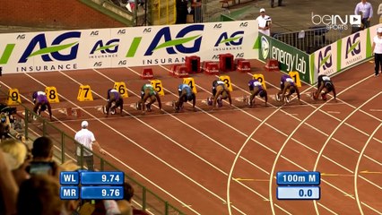 لقاء بروكسل: غاتلين يهيمن على 100م في غياب "الملك"