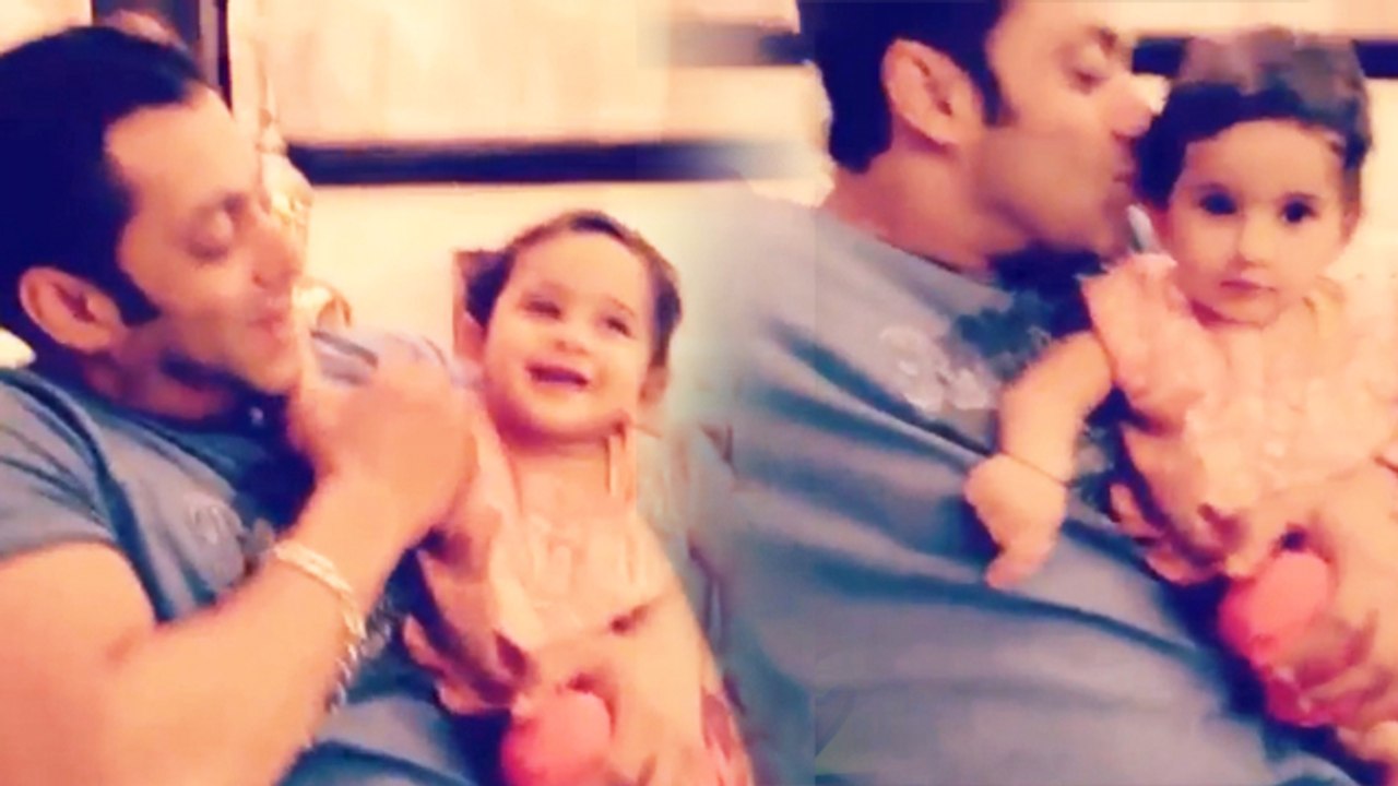 Salman Khan KISSES Cute Little Girl - Watch Video