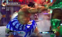 Ultra Street Fighter IV-Kampf: E. Honda gegen Blan