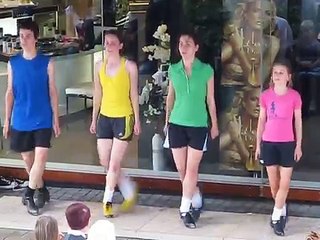 Irish Dancers in Christchurch Cashel Mall