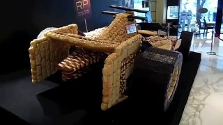 Singapore : Asia's First Life-sized bread race car  Completed
