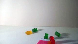 Gummy Bears Gone Hamster (Stop Motion Animation)