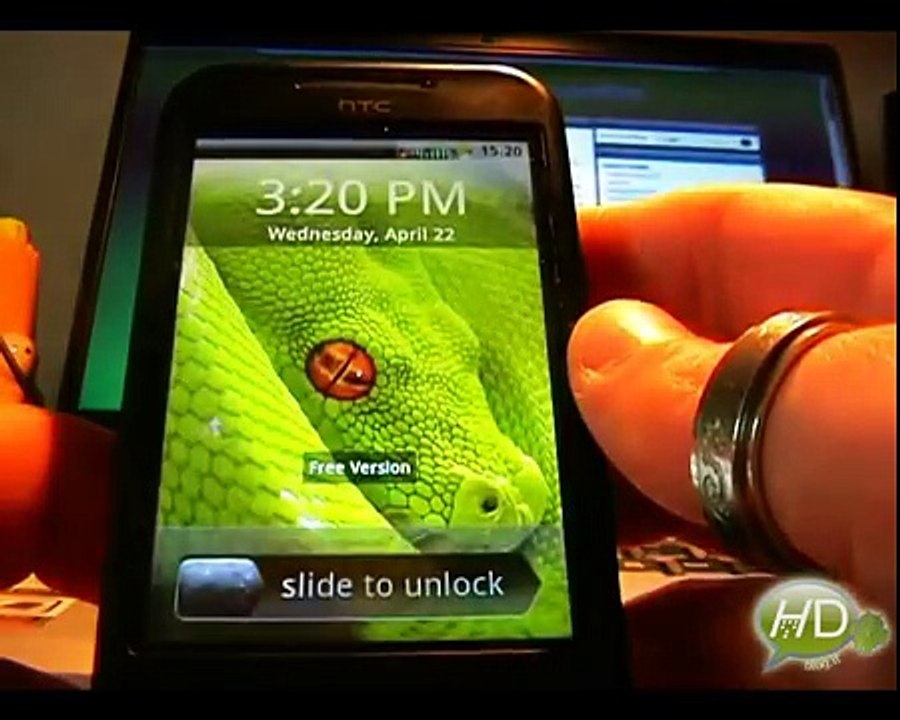Google Android iphone style interface
