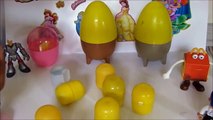 Peppa pig lego surprise eggs lps smurf spongebob disney princess spiderman toys