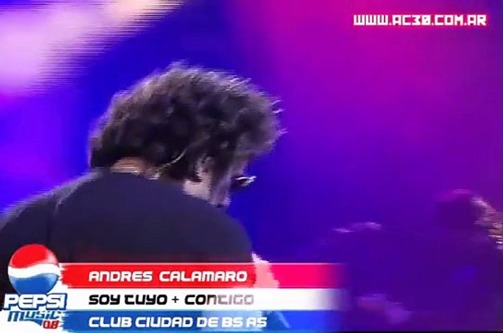 Andrés Calamaro - Soy tuyo + Contigo || Pepsi Music 08