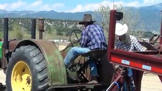 Antique tractor pulling Salida CO 2012 with steam engines
