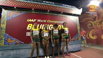 4x100m relay women IAAF World Athletics Championships 2015 Beijing