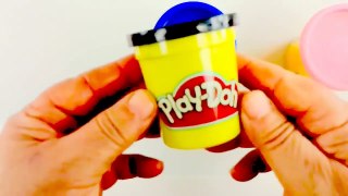 Plastilina Play Doh en Español How To Make Peppa Pig Surprise Eggs Huevos Kinder Sorpresa