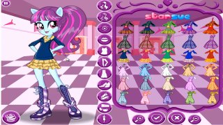 Equestria Girl Sunny Flare School Spirit Style Makeover Game for Children