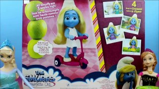 The Smurfs Smurfette Chic Fashion Doll gets a Makeover by Disney Frozen Anna & Elsa