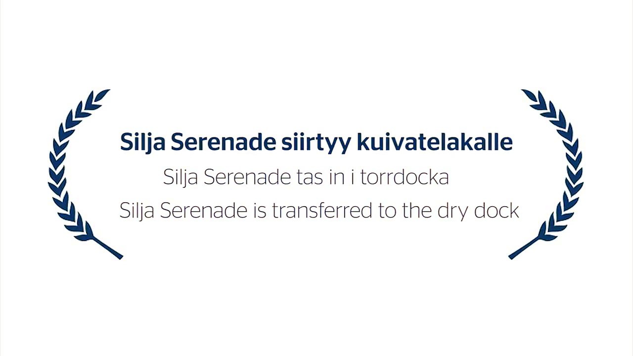 Silja Serenade tas in i torrdocka