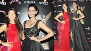 Sonam Kapoor and Jacqueline Fernandez at StarDust Awards | New Bollywood Movies News 2014
