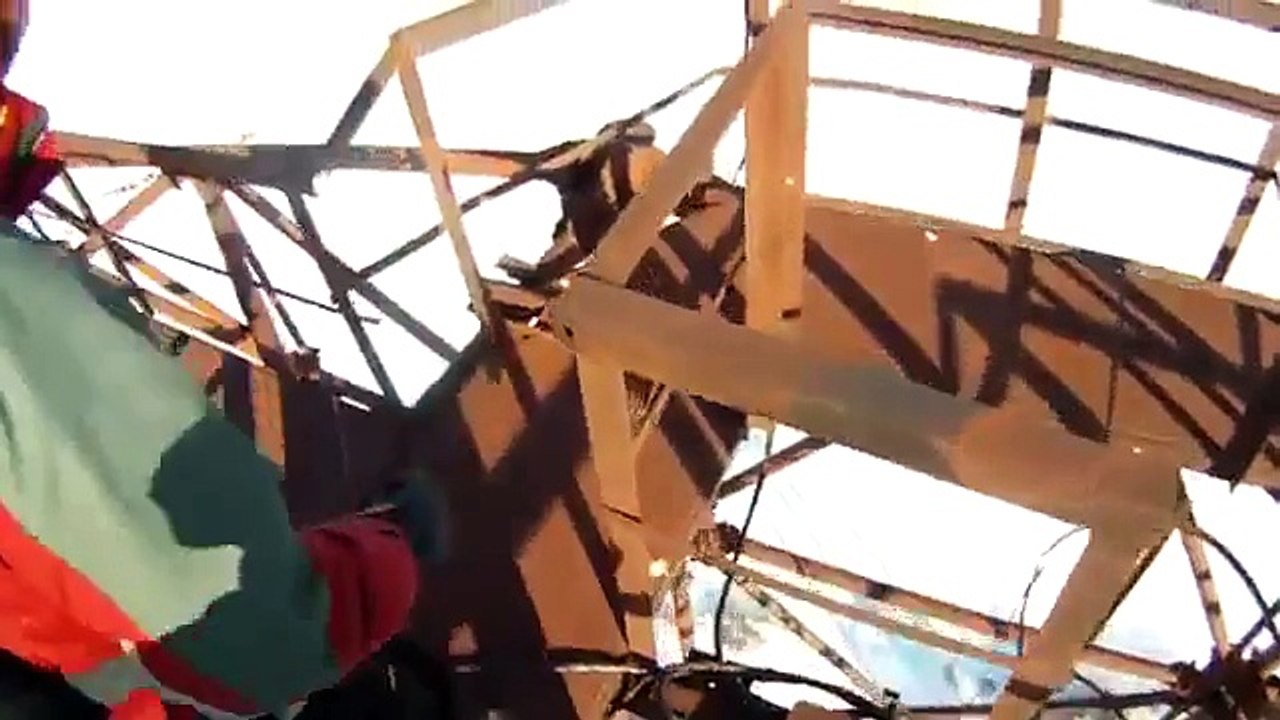 Was hurled from 120 feet