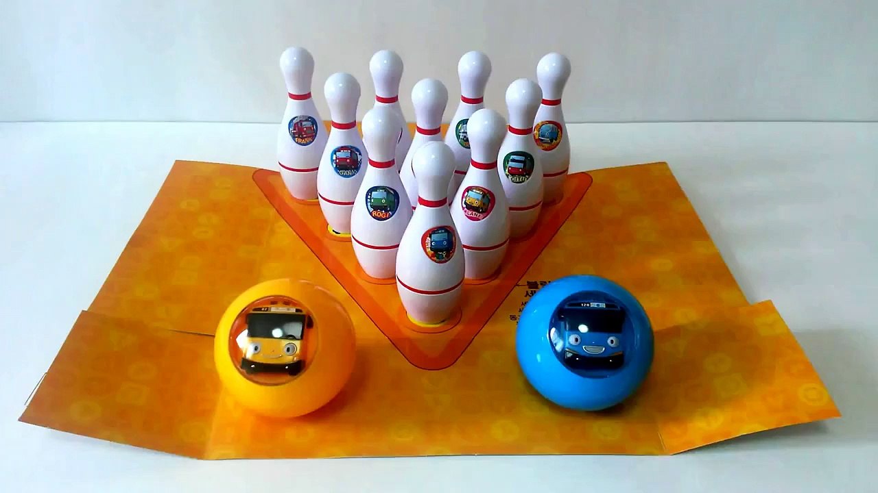 Tayo Bowling 타요 볼링 タヨボウリング Scenes - 스포츠 장난감 놀이 (타요 장난감 놀이 Indoor bowling) 귀여운 꼬마 버스 타요