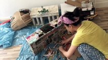 ベルリンの壁のハリボテを作ってみた！Making Berlin Wall 