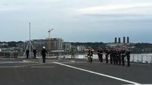 The Marine Band of the Royal Netherlands Navy performing the Wilhelmus (the Dutch national anthem).