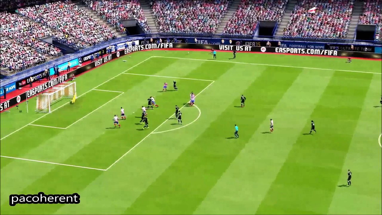 fifa 15 messi vs ronlado xbox gameplay coup franc free kick