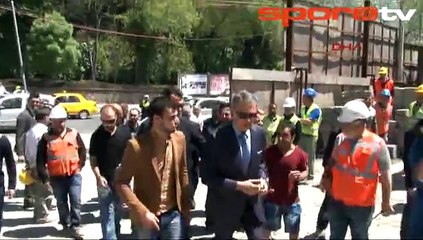 Abdullah Gül, Vodafone Arena'yı gezdi!