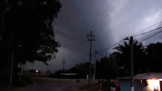 tormenta  electrica franja de temporal  24 enero de 2013 en montevideo uruguay 2013 horas