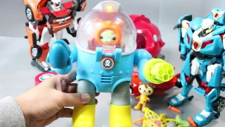 또봇 과 바다탐험대 옥토넛 콰지 바나클 장난감 동영상 또봇 14기 13기 Disney Junior Octonauts Tobot Robot Car Toys おもちゃ Игрушки