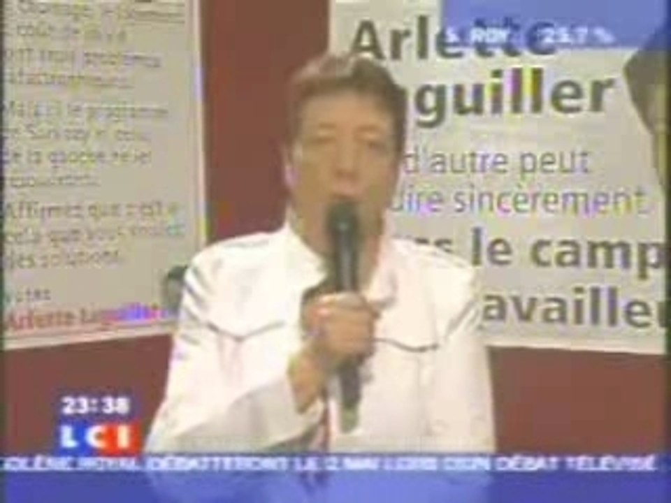 Arlette Laguiller appelle à voter Royal