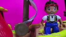 JAKE and the NEVER LAND PIRATES Parody Disney Junior Broken Jake with PEPPA PIG by EpicToyChannel