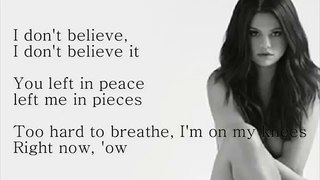 Selena Gomez   Same Old Love Lyrics    HD!! new