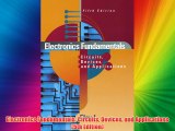 Electronics Fundamentals: Circuits Devices and Applications (5th Edition) FREE DOWNLOAD BOOK