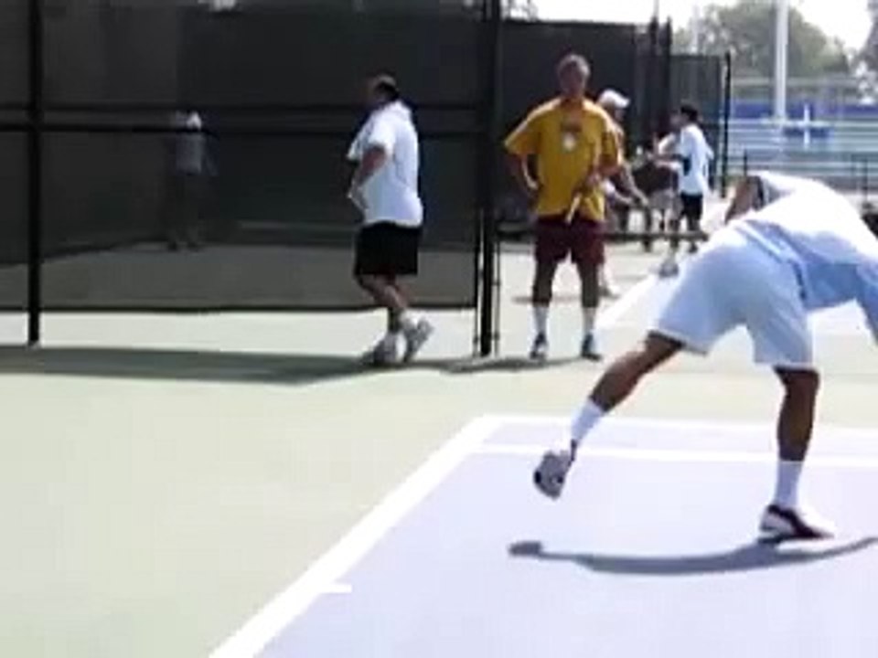 Roger Federer practise