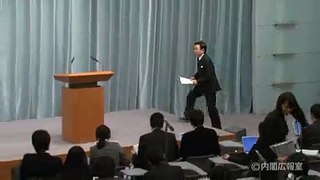 菅第二次改造内閣閣僚記者会見「与謝野馨大臣」