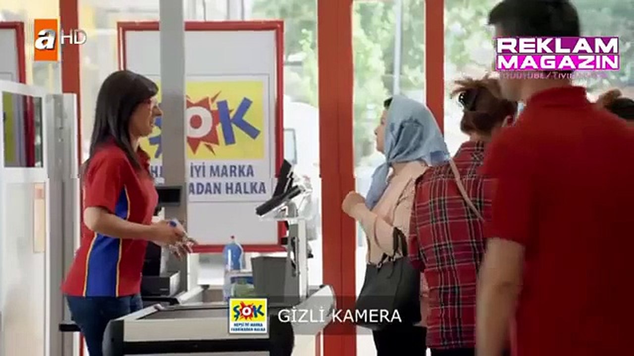 Şok Market Gülben Ergen Kasiyer Reklamı