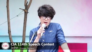 (English School in Cebu, Philippines ) Cebu International Academy- 114 Speech Contest (John)