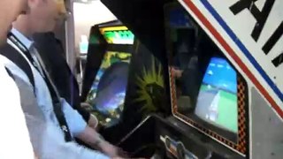 Pole Position on original arcade game machine