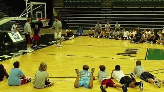 Kid Dunk Contest Charlotte 49ers 2009 Camp
