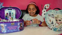 DISNEY FROZEN SURPRISE TOY BOX   FROZEN MAKEUP BOX   ELSA SINGING DOLL   Toys AndMe