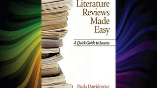 Literature Reviews Made Easy: A Quick Guide to Success (Hc) Download Free Books