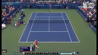 Agnieszka Radwańska - Madison Keys US Open 2015 Tennis Elbow 2013