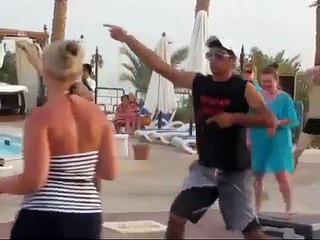 Fat guy can dance  Vacation Step Aerobics Workout