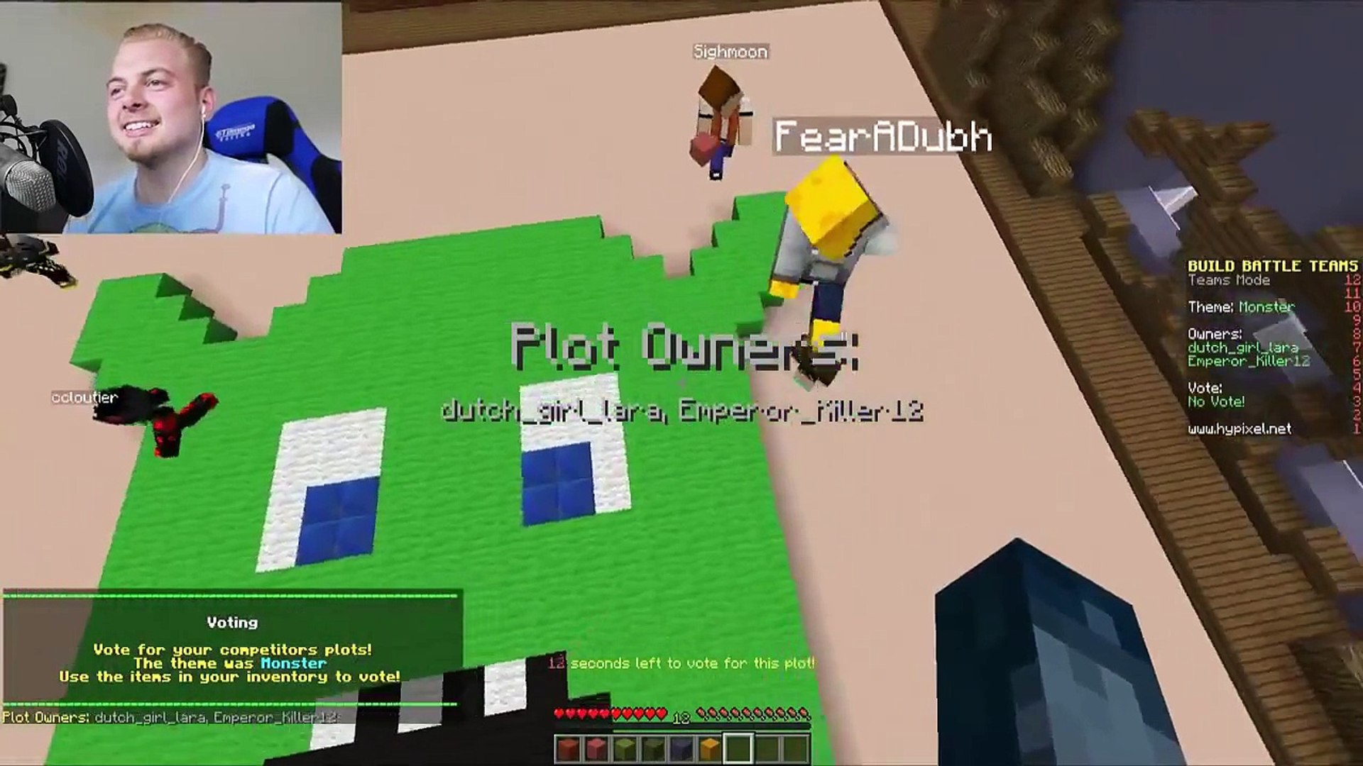 Minecraft Build Battle Buddies Monsters Inc 1 Video Dailymotion - roblox buld battle