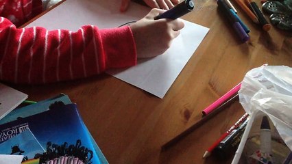 How to draw a cartoon singer