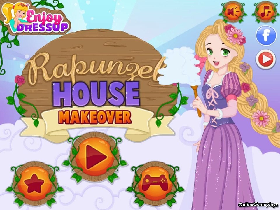 Rapuzel House Makeover Game