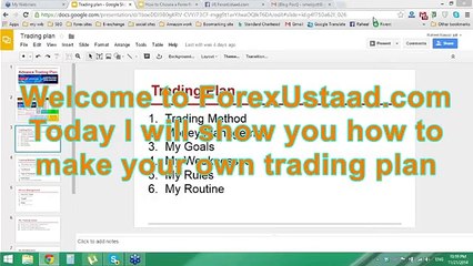Forex Trading Planning strategy of Earning Urdu & Hindi Video Tutorial