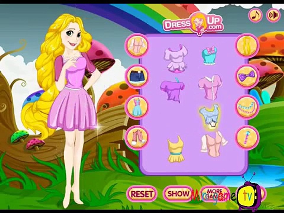 Rapunzel Hipster Makeover - Disney Games
