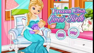 Disney Frozen Game♥ Frozen Elsa's Queen Baby Birth videos Games for Kids