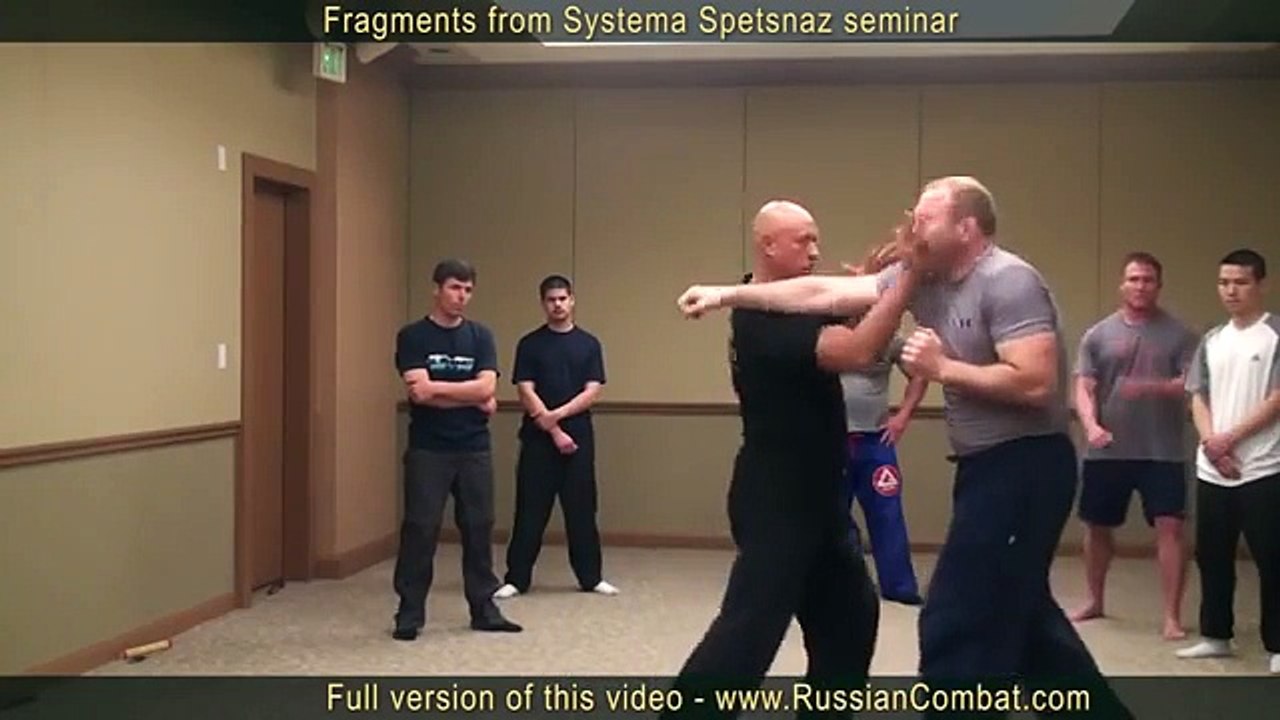 RUSSIAN SYSTEMA of hand to hand combat Fighting against a stronger opponent