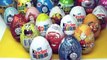 Kinder Surprise Eggs   25 Kinder Surprise Disney Pixar Spongebob Cars 2 Thomas