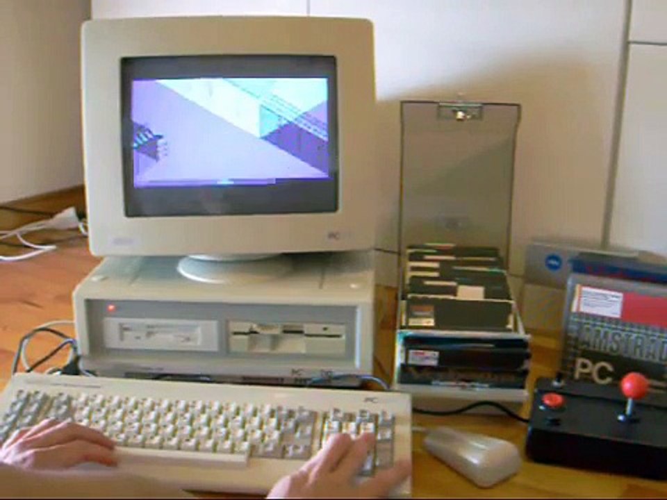 Street Fighting Man DOS GAME on AMSTRAD PC 1512