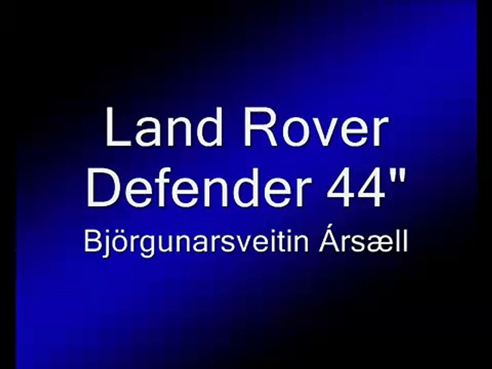 Land Rover Search & Rescue vehicle training on glacier