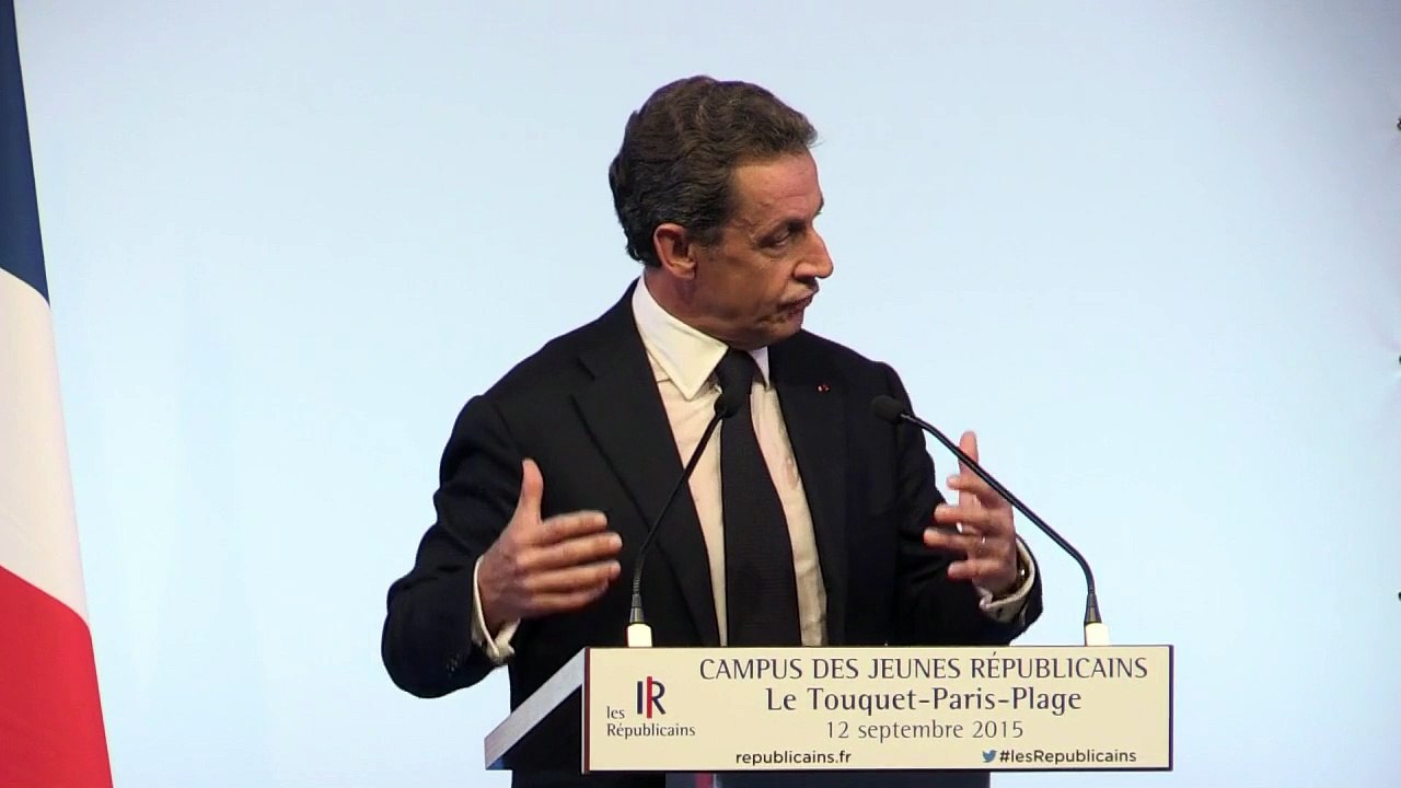 Au Touquet, Nicolas Sarkozy évoque la question des réfugiés