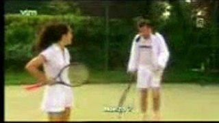 Funny Fight Between Beautiful Tennis Player & A Man !!!
